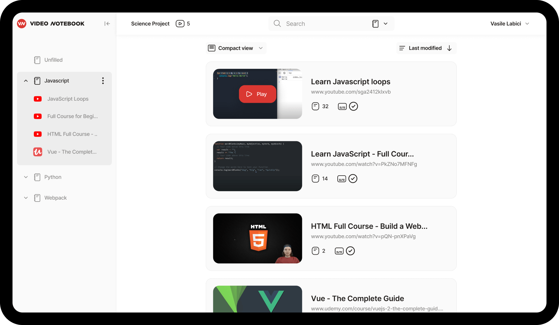 Web app
