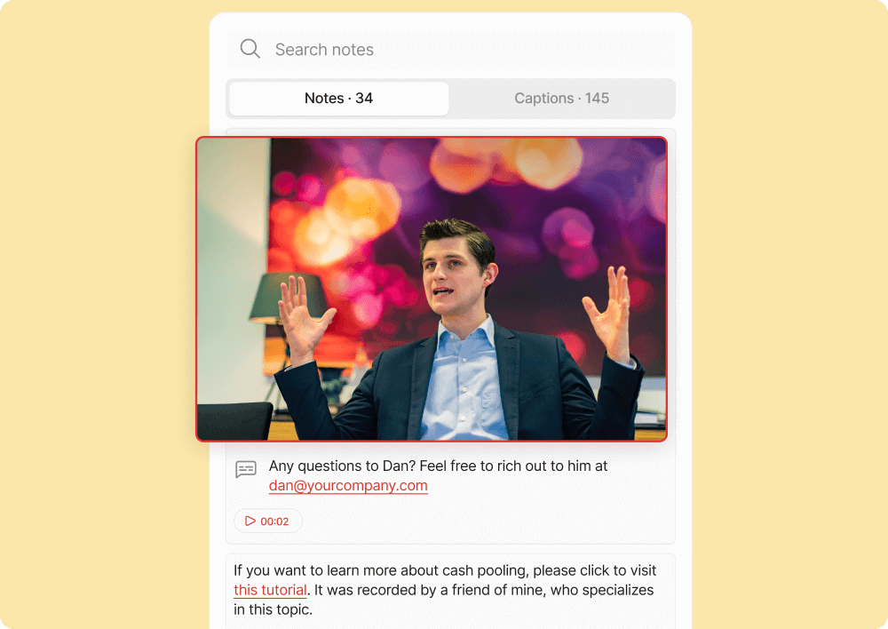 image displays the screenshot button on the video notebook extension. it shows how users can use the screenshot button to take a screenshot of the video that the user is watching.